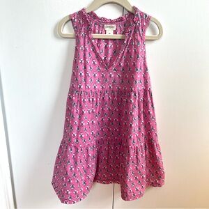 Crewcuts Girls Toddler Summer XS (4/5) Pink Floral Sleeveless Coverup Dress
